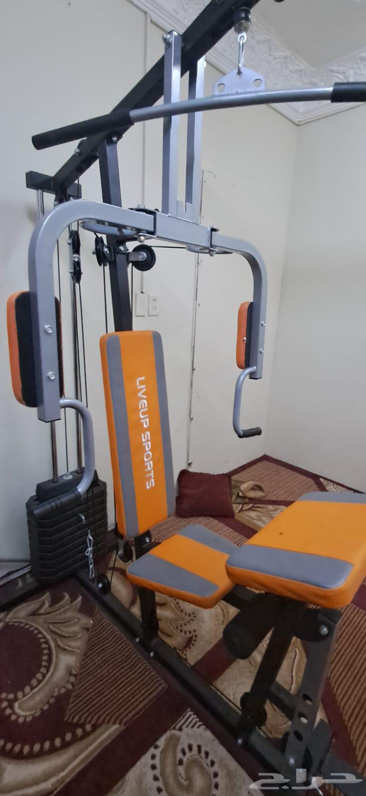 مجموعة معدات صالة ألعاب رياضية كاملة للبيع، لم تُستخدم أبدًا.63675775546498112