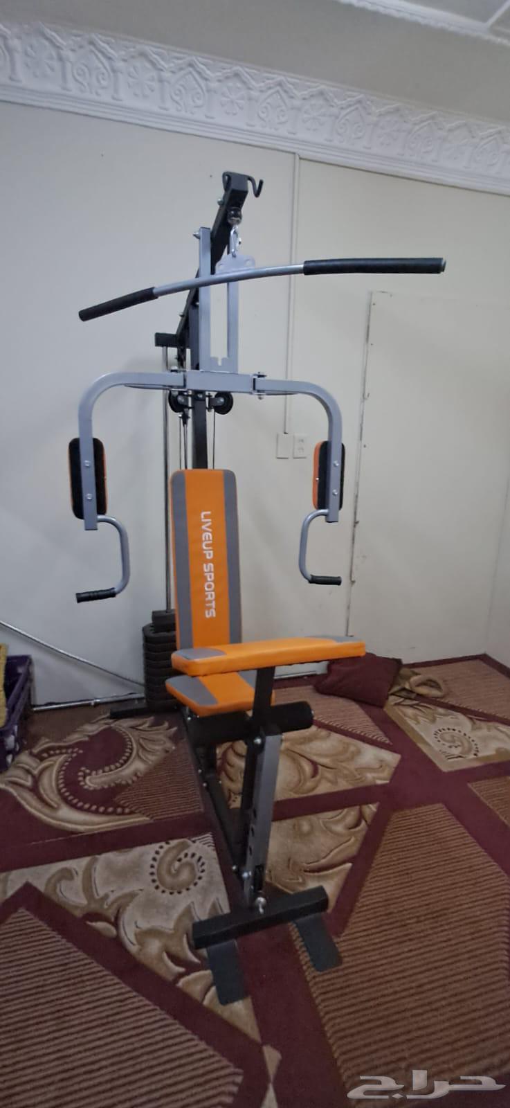 مجموعة معدات صالة ألعاب رياضية كاملة للبيع، لم تُستخدم أبدًا.63675775546498113