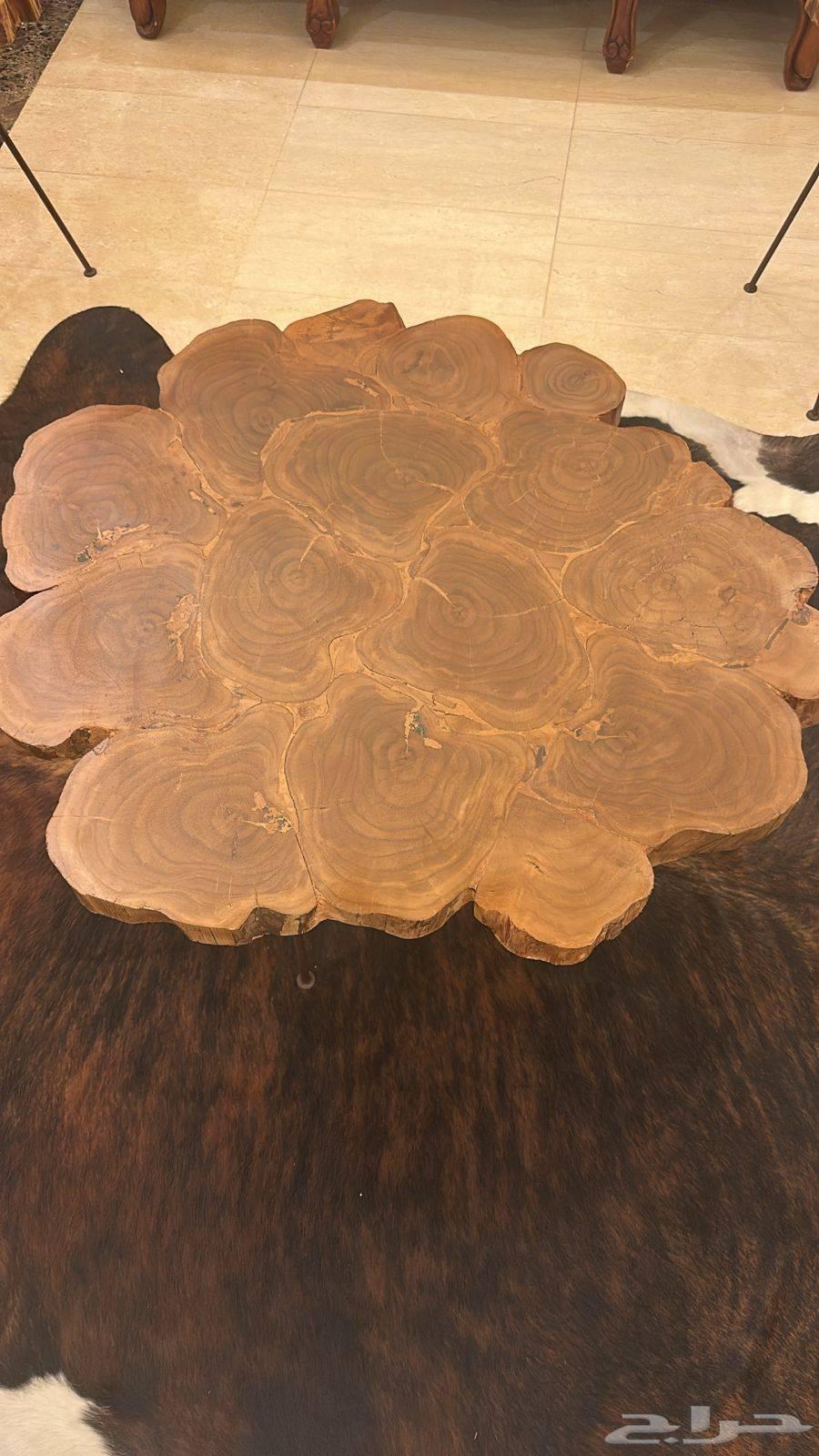 Natural Tree Trunk Table Set for Sale63679337260546111