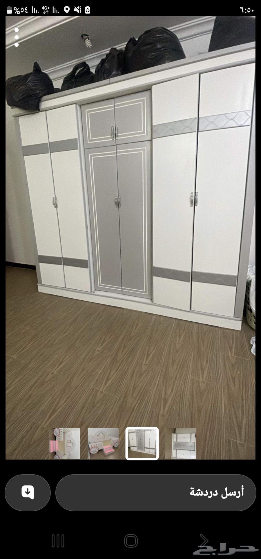 Two Samsung Korean original air conditioners with bed and closet63005374899203111