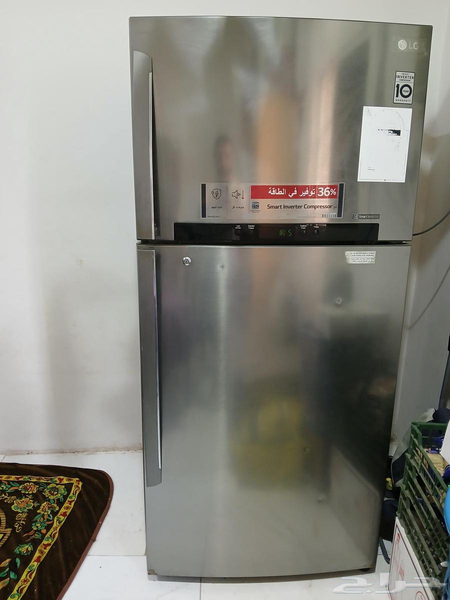 Large L.G refrigerator 17 cubic feet for sale, used, bought for 3000, selling for 1500 riyals630053756112671110