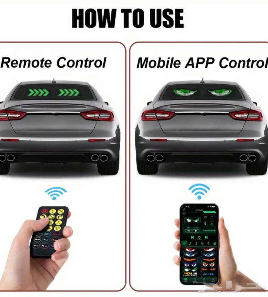 ملصق LED خلفية للسيارة   تميز وانطلق بأناقة63699429153539112