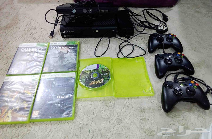 جهاز اكس بوكس 360 مع جميع ملحقاته على السوم63699416858115110