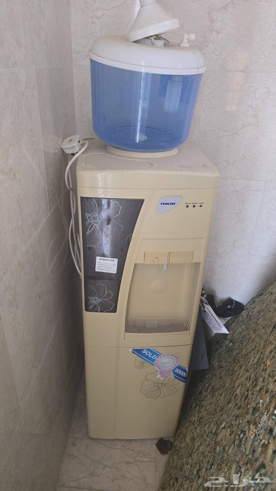 غساله 5ك و تلاجه مياه بحاله جيده63702335394689112