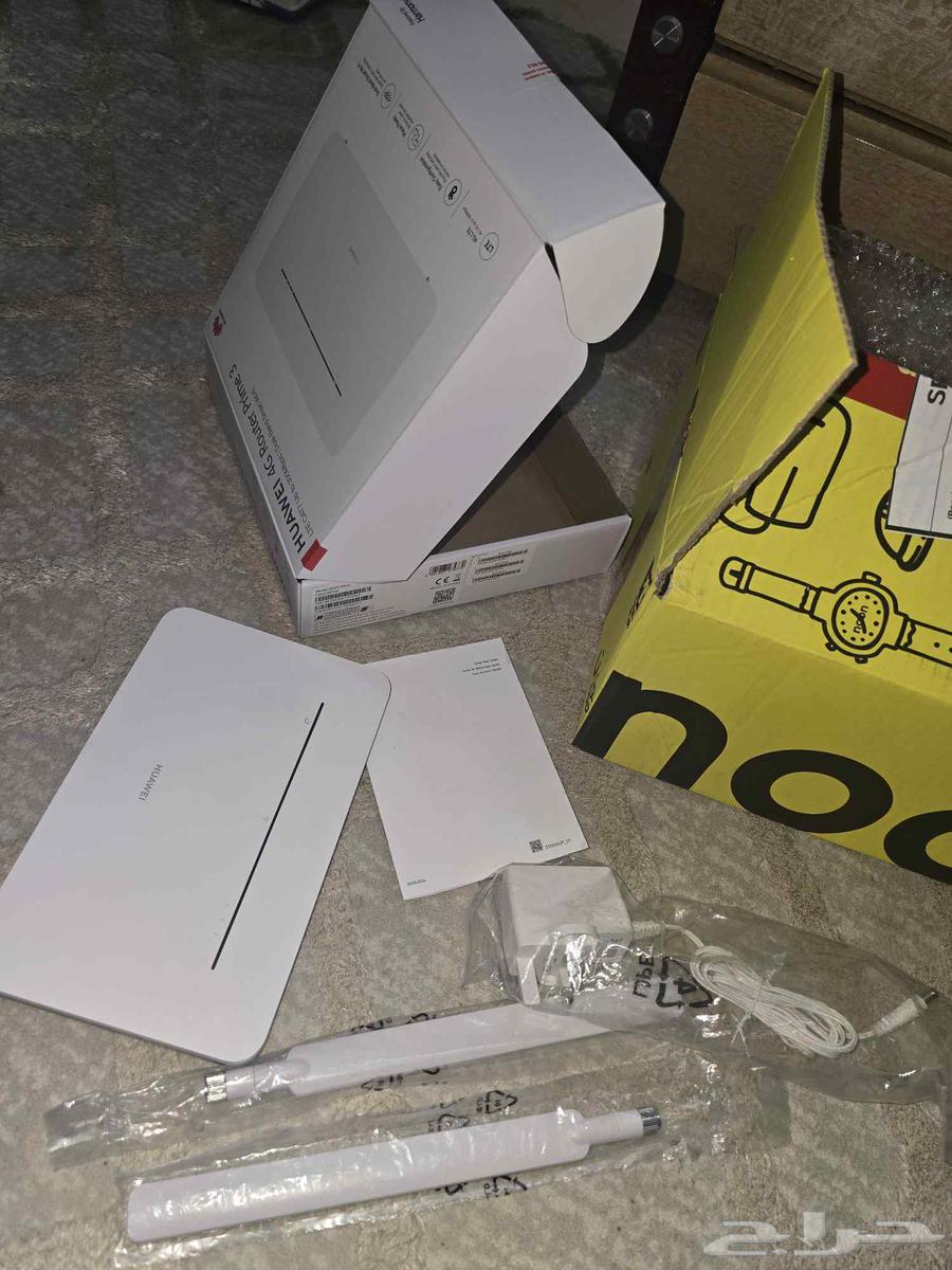 راوتر هواوي B535 جديد بقراطيسه كل الشرايح مدعومه63705012929027110