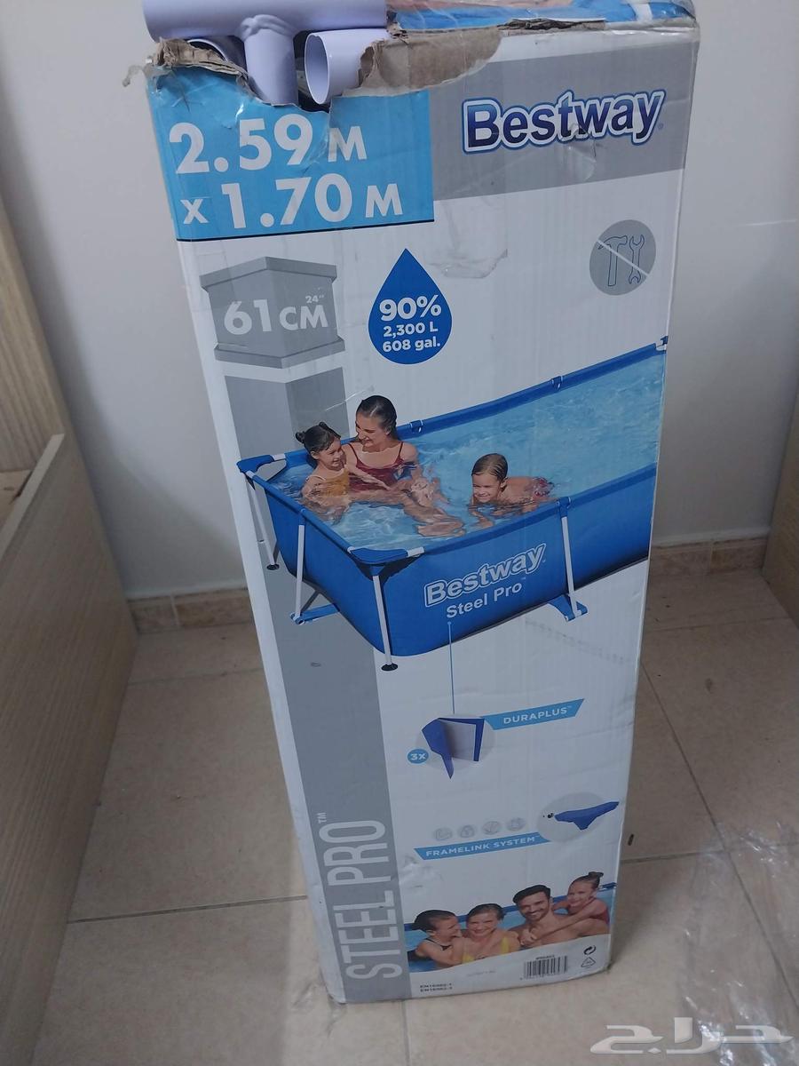 مسبح bestway قابل للفك والتركيب63702600523265111