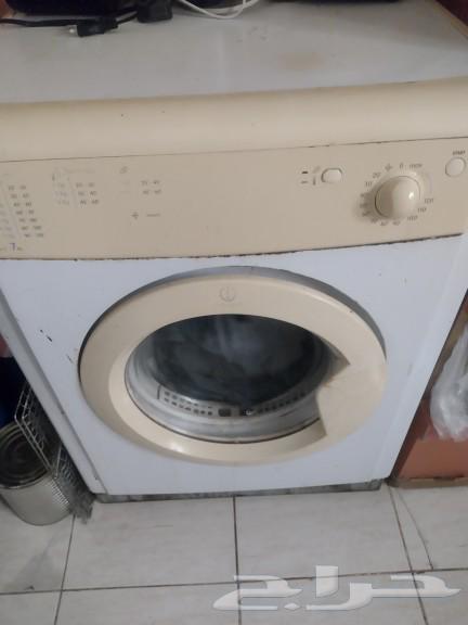 للبيع غساله حوضين 7 كيلو وفي براده مويه وشاشه 32 بوصه ومجفف63700271871235112