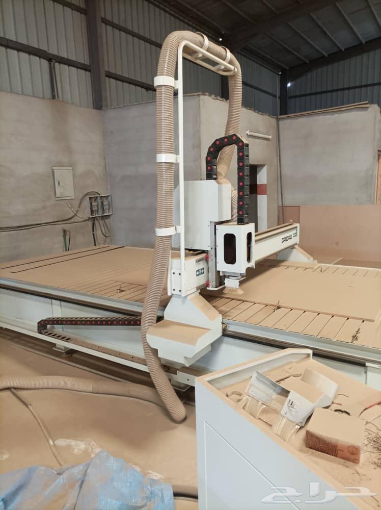 Modern aluminum and wood factory with semi-new CNC machine63700459323138114