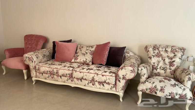 طقم كنب شبه جديد63699997768323112