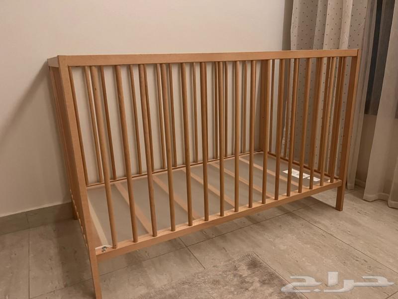 SNIGLAR سرير أطفال مواليد من ايكيا خشب زان63705944308483110