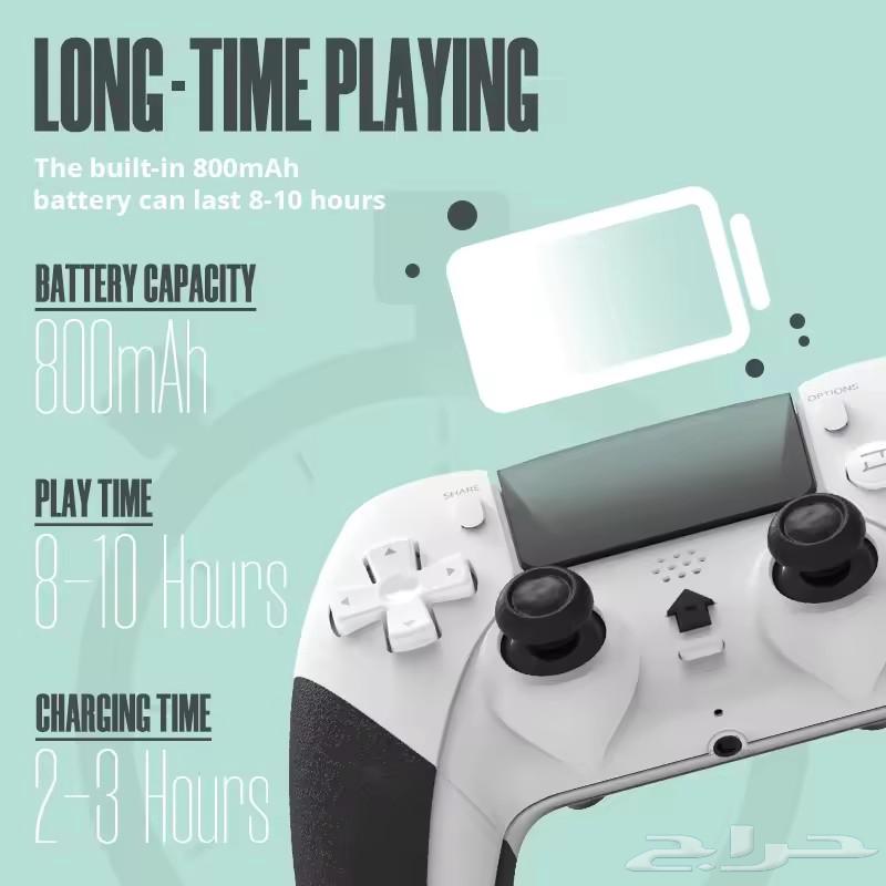 وحدة تحكم لاسلكية (جويستيك) متوافقة مع PS4 وPS5   تصميم63704480827522113