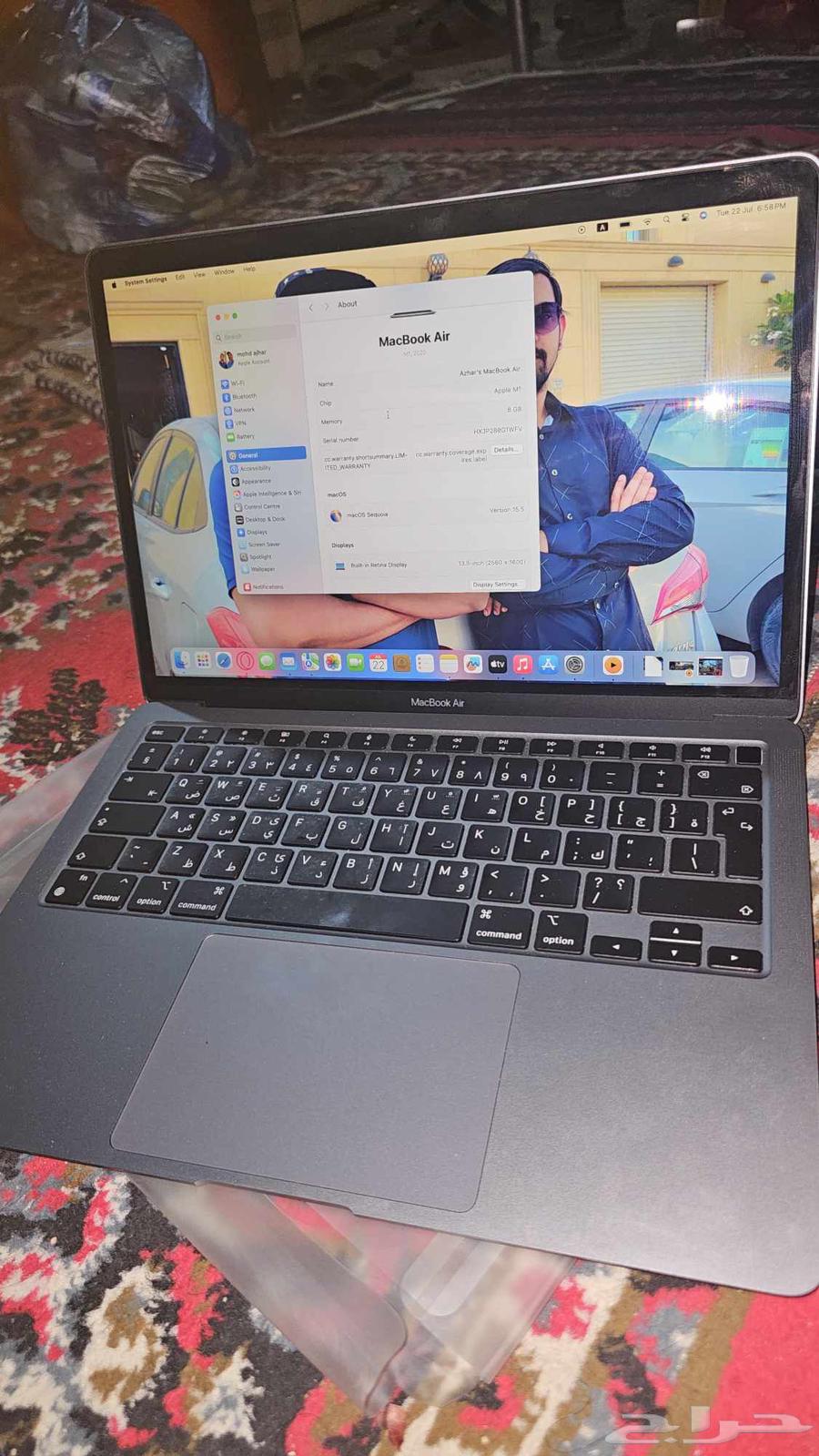 ماك بوك 2025. 8 جيجابايت 256 جيجابايت. حالة جيدة جدًا، مستخدم لمدة شهر فقط63714244399106110