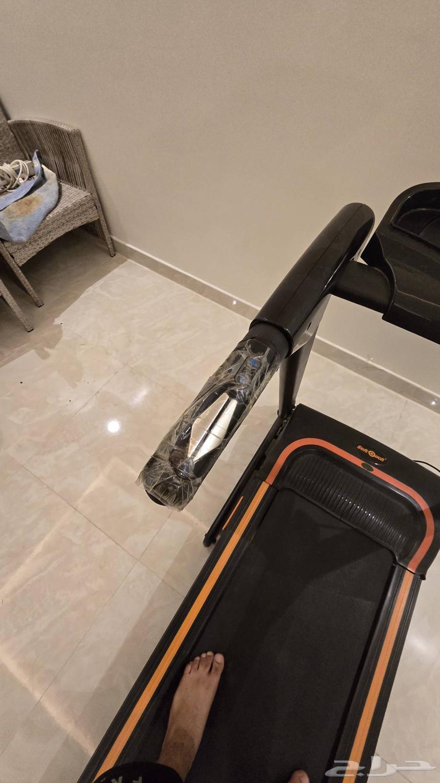 A running session for an athlete with a fitness orbitrac machine63706756938627114