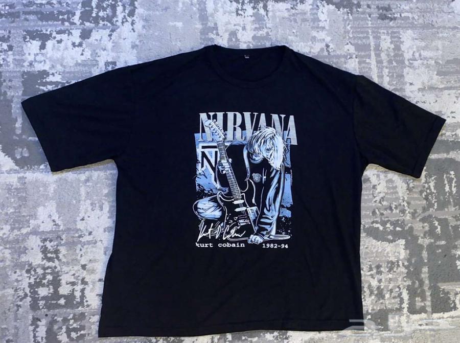 تي شيرتات باندز ميتاليكا ونيرفانا metallica and nirvana T sh63708216547459111