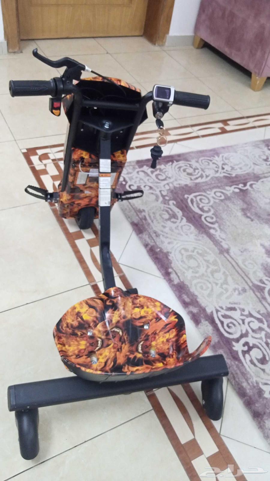 عدد 2 سكوتر درفت كهربائي كبير 36فولت مع شواحنها شبه جديده63707029529347114