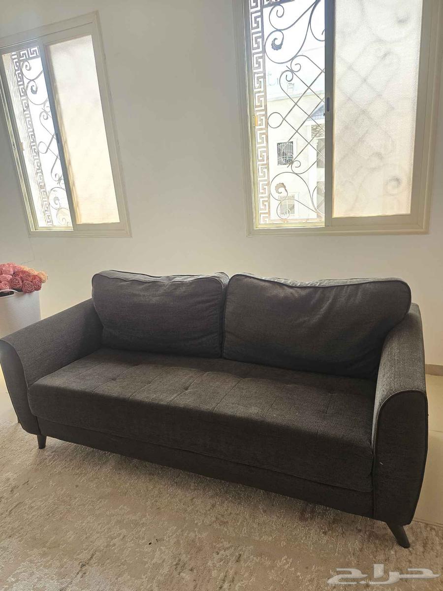 Dark green comfortable and distinctive Center Point three-seater sofa two pieces63711412794371110