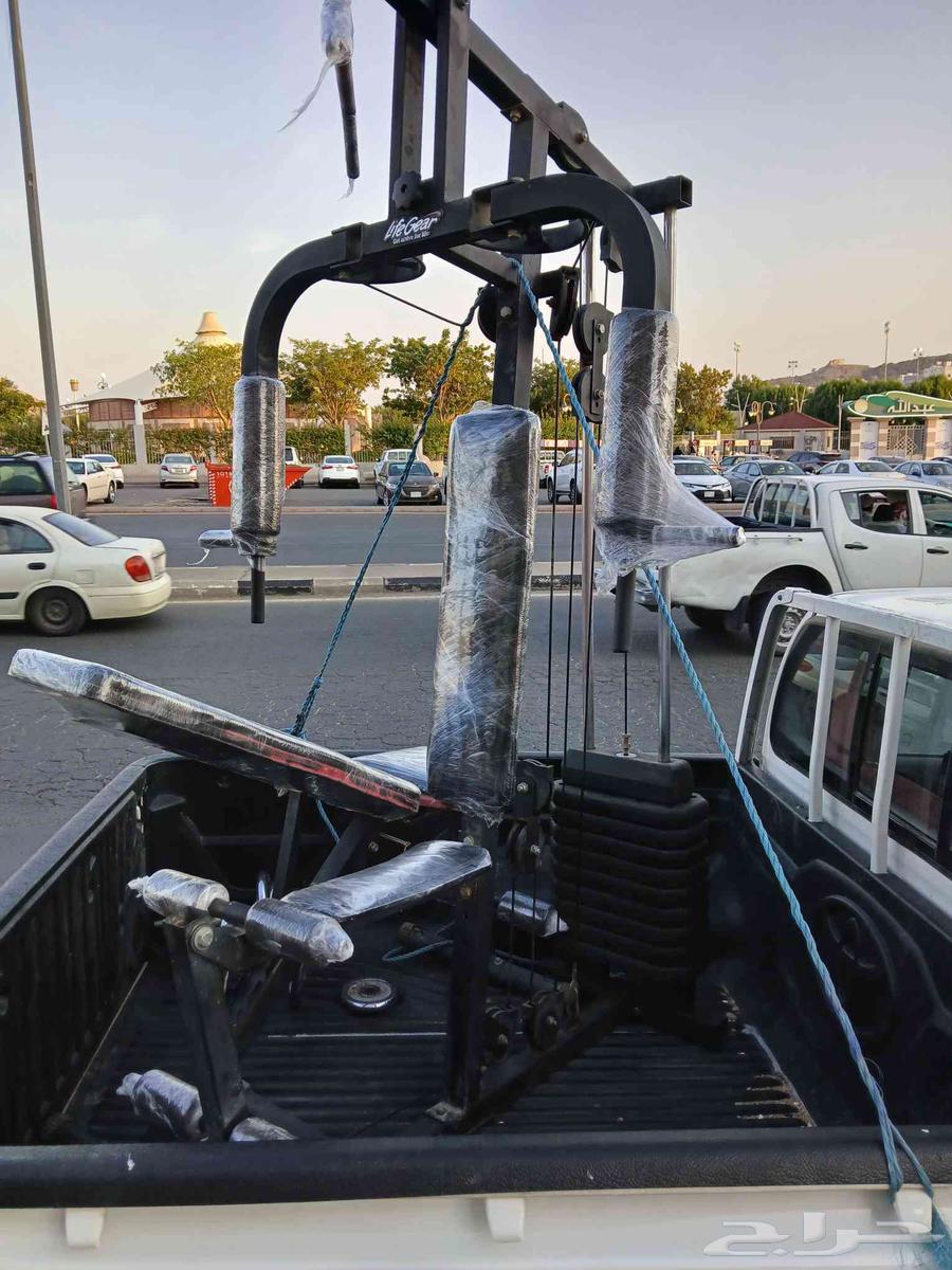 A complete gym machine for all body muscles + bench + 2 dumbbells63709942361217114