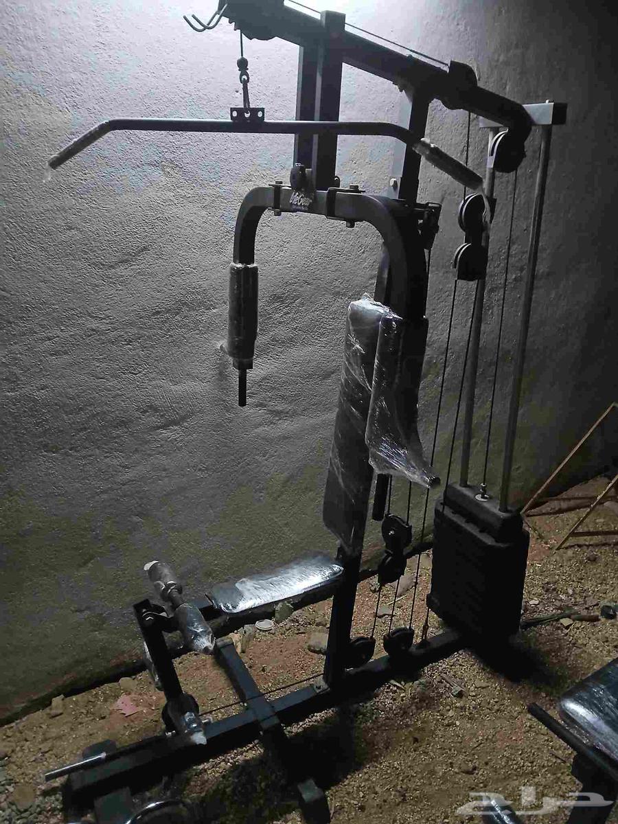 A complete gym machine for all body muscles + bench + 2 dumbbells63709942361217113