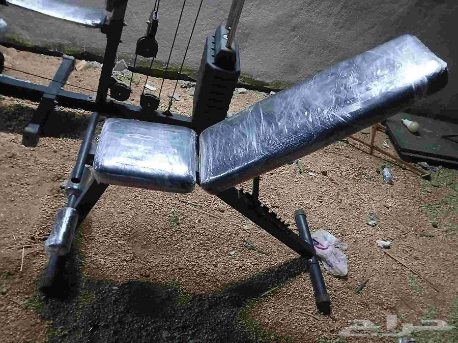 A complete gym machine for all body muscles + bench + 2 dumbbells63709942361217111