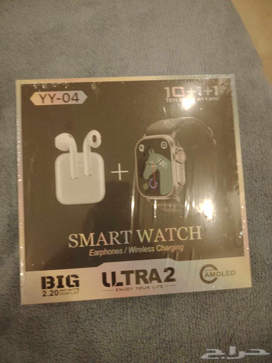 Wireless earphone device with a smartwatch, brand new condition, unopened63719123361793110