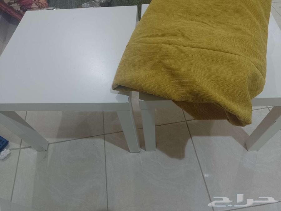 Ikea tables, 20 riyals for one, 4 pieces available63717631079809110