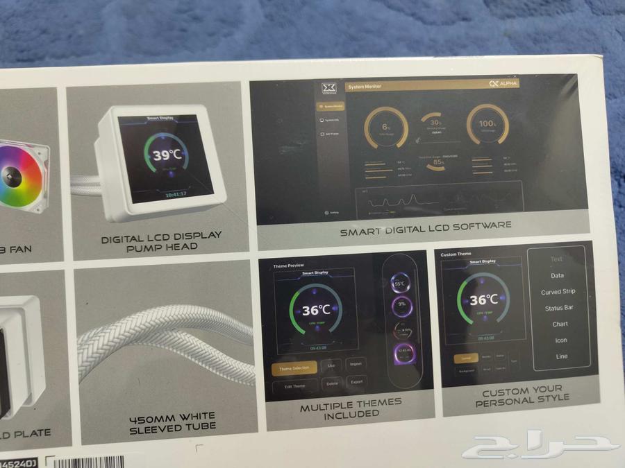 Aio Cooler For Pc XIGMATEK CONNECT 360 ARCTIC Digital LCD63728340269570114