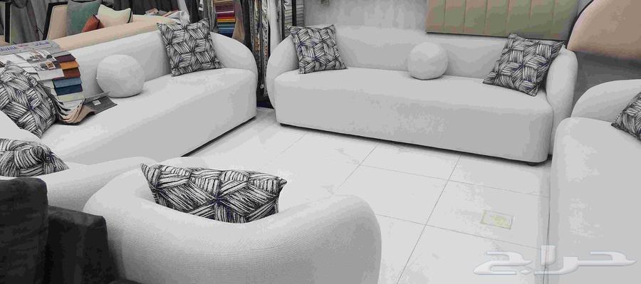 عرض خاص طقم كنب خمس قطع ثلاث كبير واثنين مفرد جاهز63725537368578110