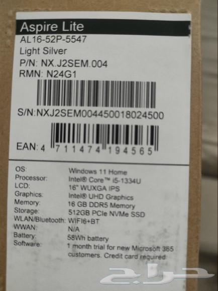 لابتوب acer موديل حديث اخو الجديد بدون استخدام63721128065666114