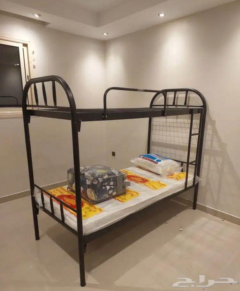 تجهيز سكن اعمال سرير حديد دورين و دور واحد جديد63724299236483111