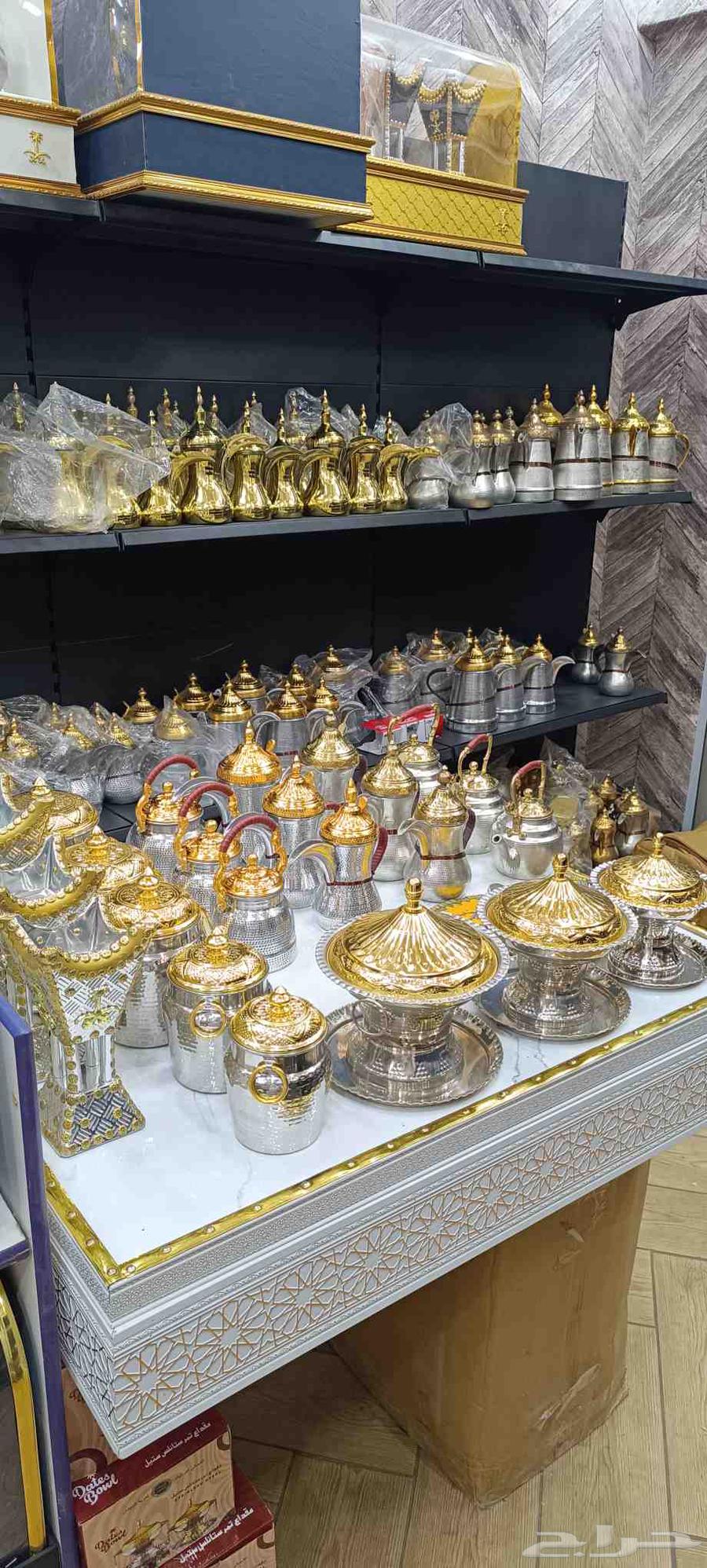 بكج دلال واباريق نحاس مع المنيوم63726458522498112