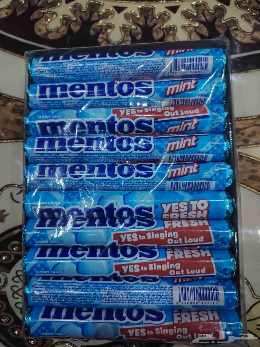 حلاوه منتوس 40حبه في علبه بي 10ريال كرتون فيها 6علب بي5563729846626817112