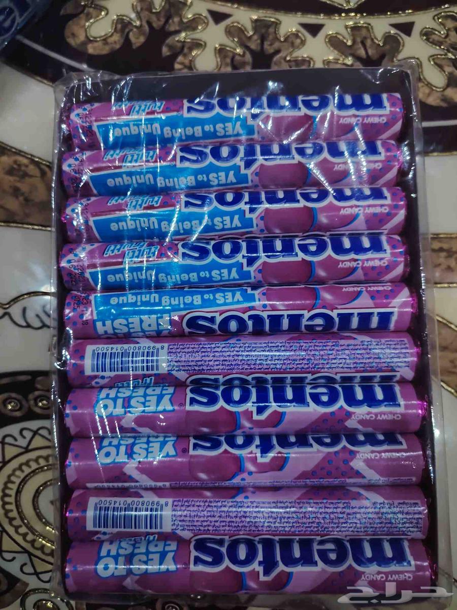 حلاوه منتوس 40حبه في علبه بي 10ريال كرتون فيها 6علب بي5563729846626817114