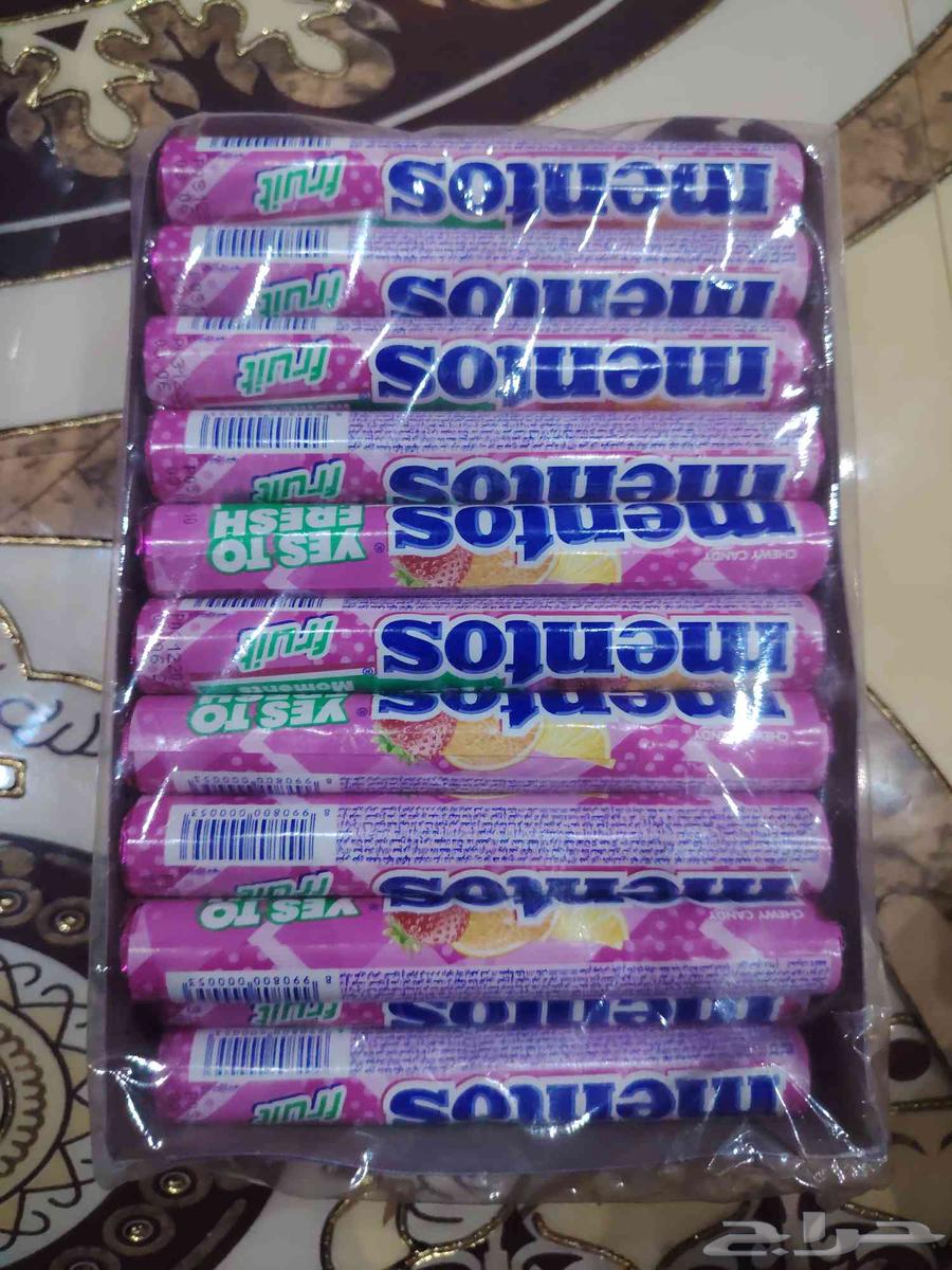 حلاوه منتوس 40حبه في علبه بي 10ريال كرتون فيها 6علب بي5563729846626817113