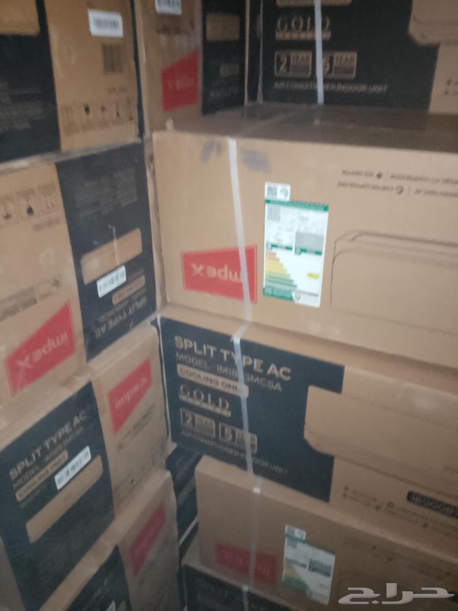 يوجد لدينا مكيفات سبليت 18 وحده فريون 410جديد عروض خا63731901877121113