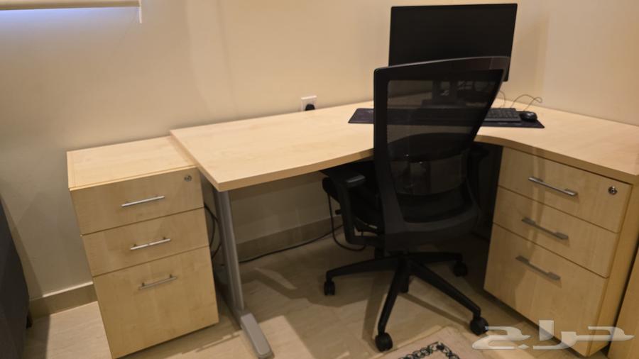 Sofa set and desk with chairs and cabinet63735086217603112