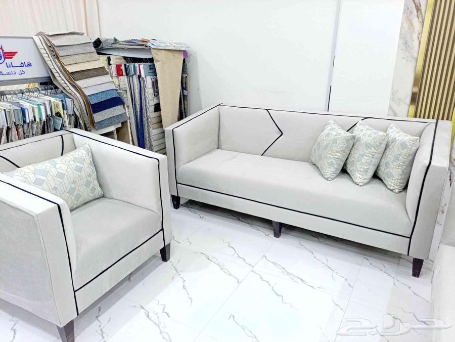 New sofa set from the exhibition, three three-seater pieces and two single pieces, covering an area of 4*5 meters63736315332482110
