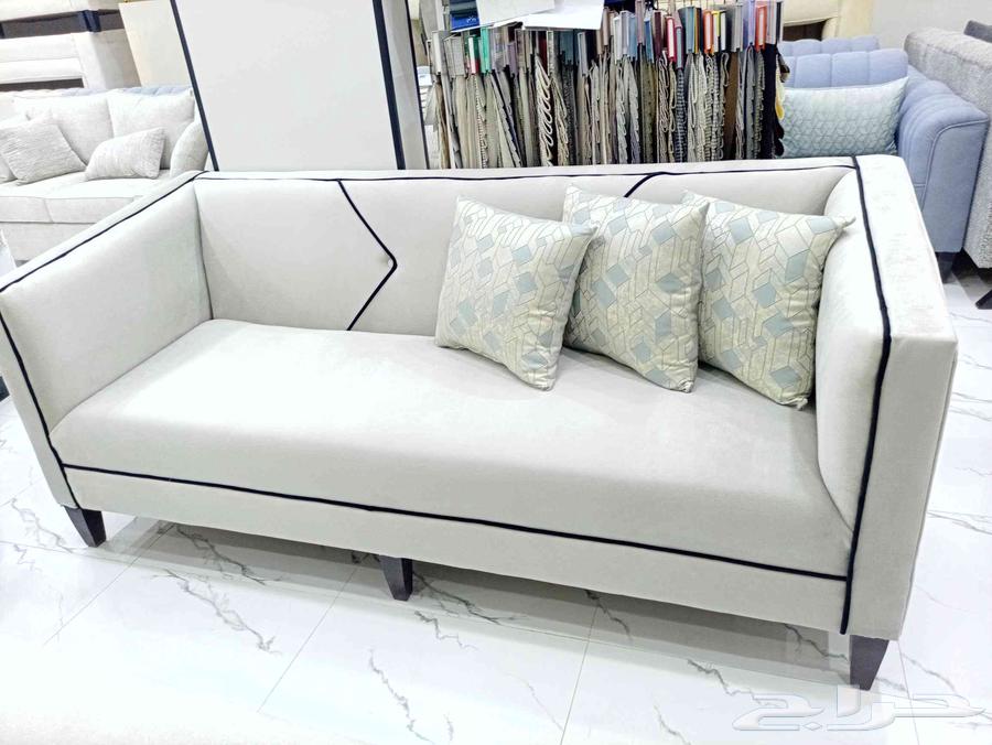 New sofa set from the exhibition, three three-seater pieces and two single pieces, covering an area of 4*5 meters63736315332482113