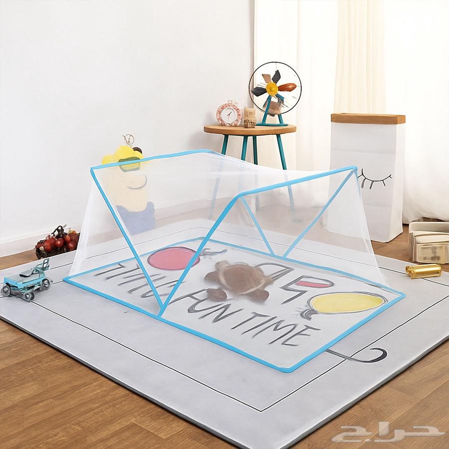Two-piece mosquito net, single bed foldable bed net for 159 SAR63742914987139111