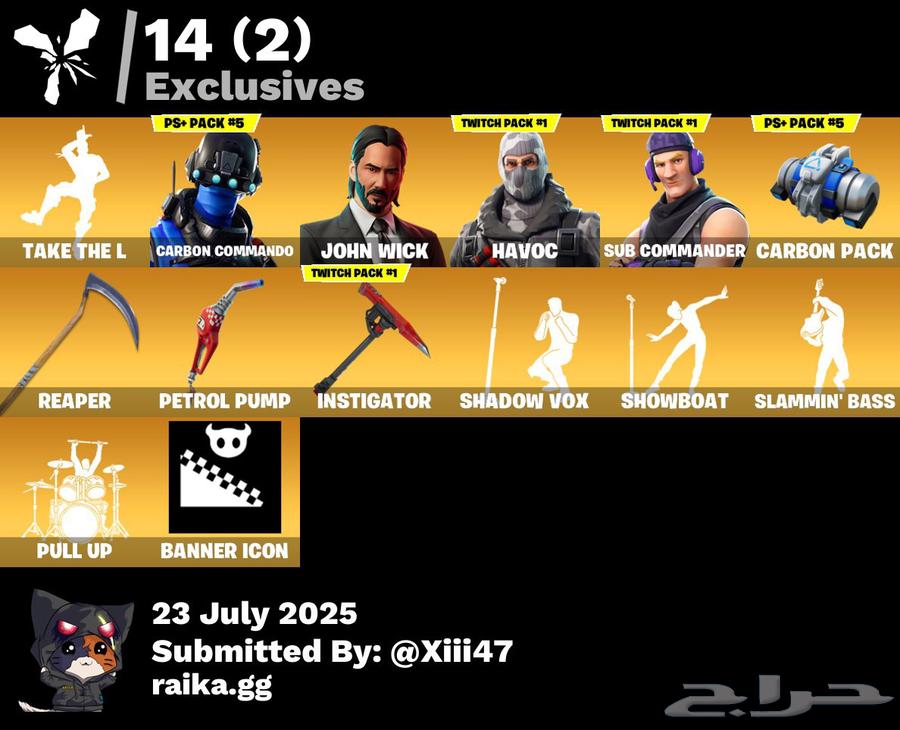 Basic Fortnite Account with the 'Take the L' Emote63742914864130110
