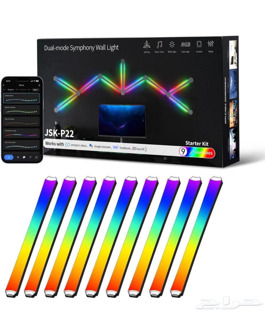 12-piece smart WiFi wall light synchronized with music63746683016450110