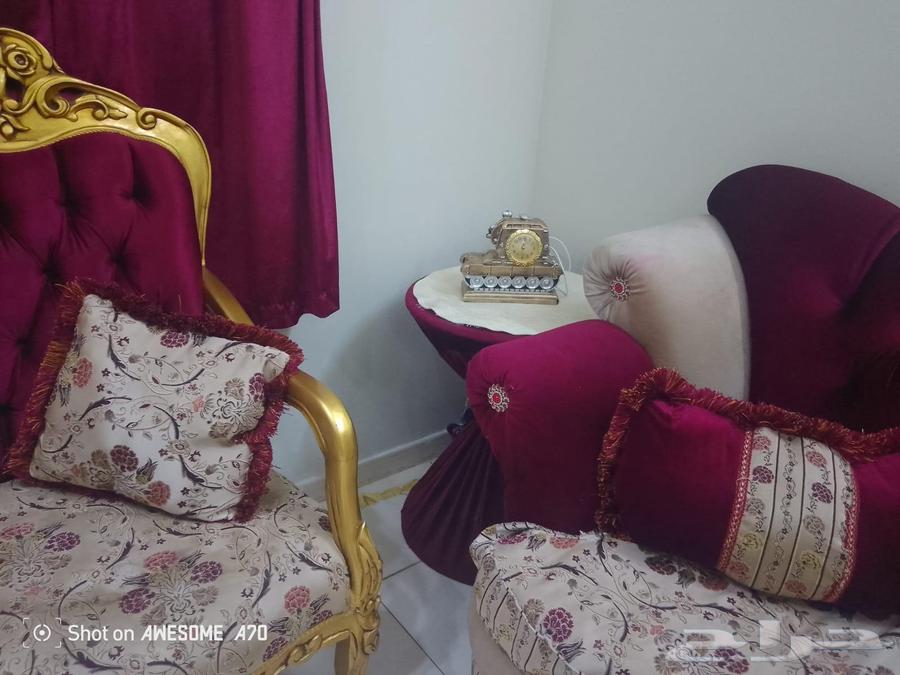 A council consisting of two Tarboush chairs and two sofas with curtains, price 350 riyals63746300966658111