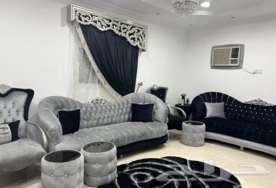 طقم كنب شبه جديد يتكون من 8 قطع معا طاولات الخدمة63743579990530110
