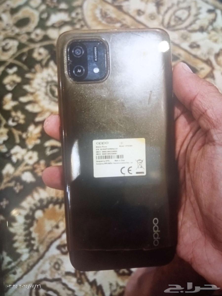 هاتف اوبو A16مستعمل بحاله جيده للبيع السوم 150ريال الحد 25063751097961217110