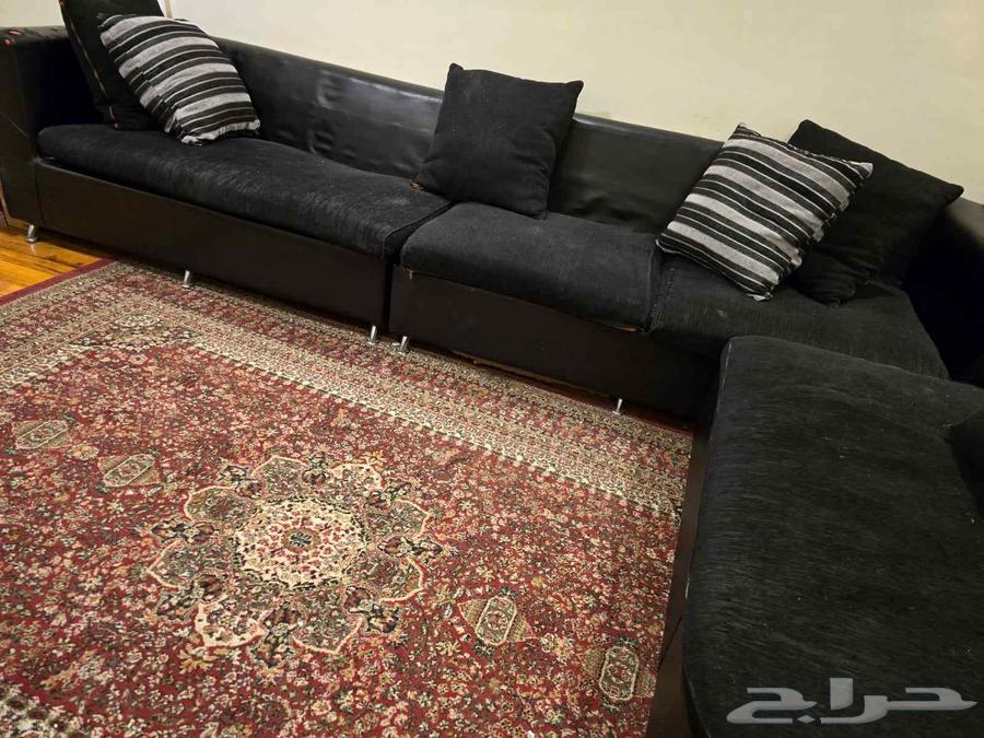 للبيع غرفة نوم و معاها ركنه حرف ل و مكنسه و سجادة63751186968066111