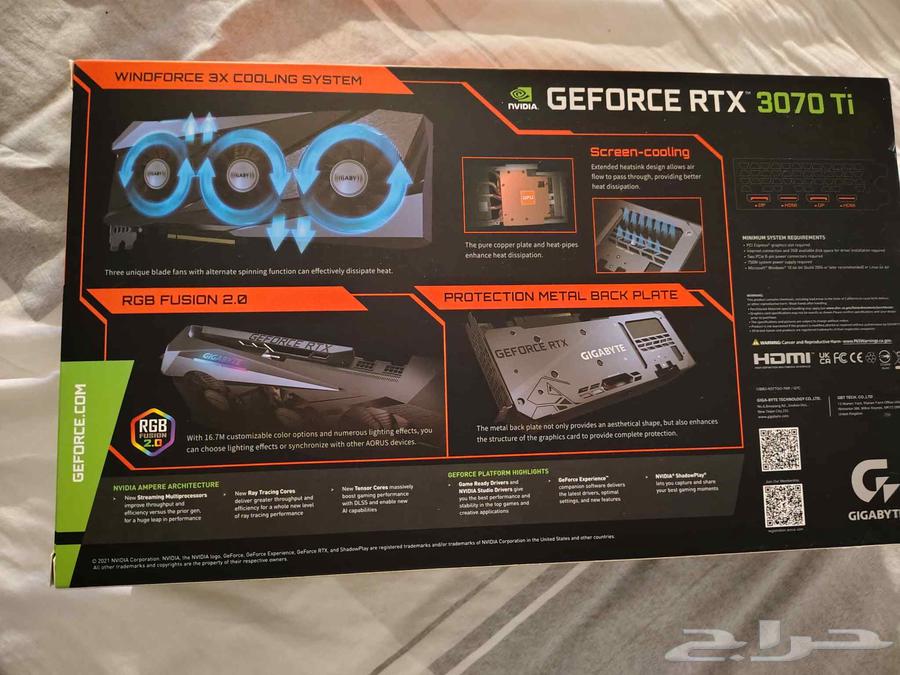 3070ti Graphics Card63759346635523112
