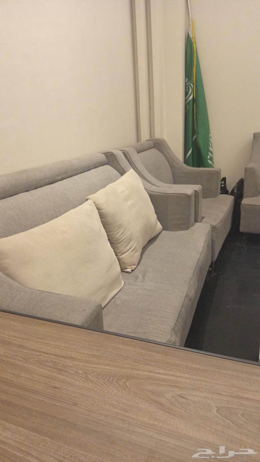 Large sofa and large council chairs for sale as a complete set, not individually63750337999874110