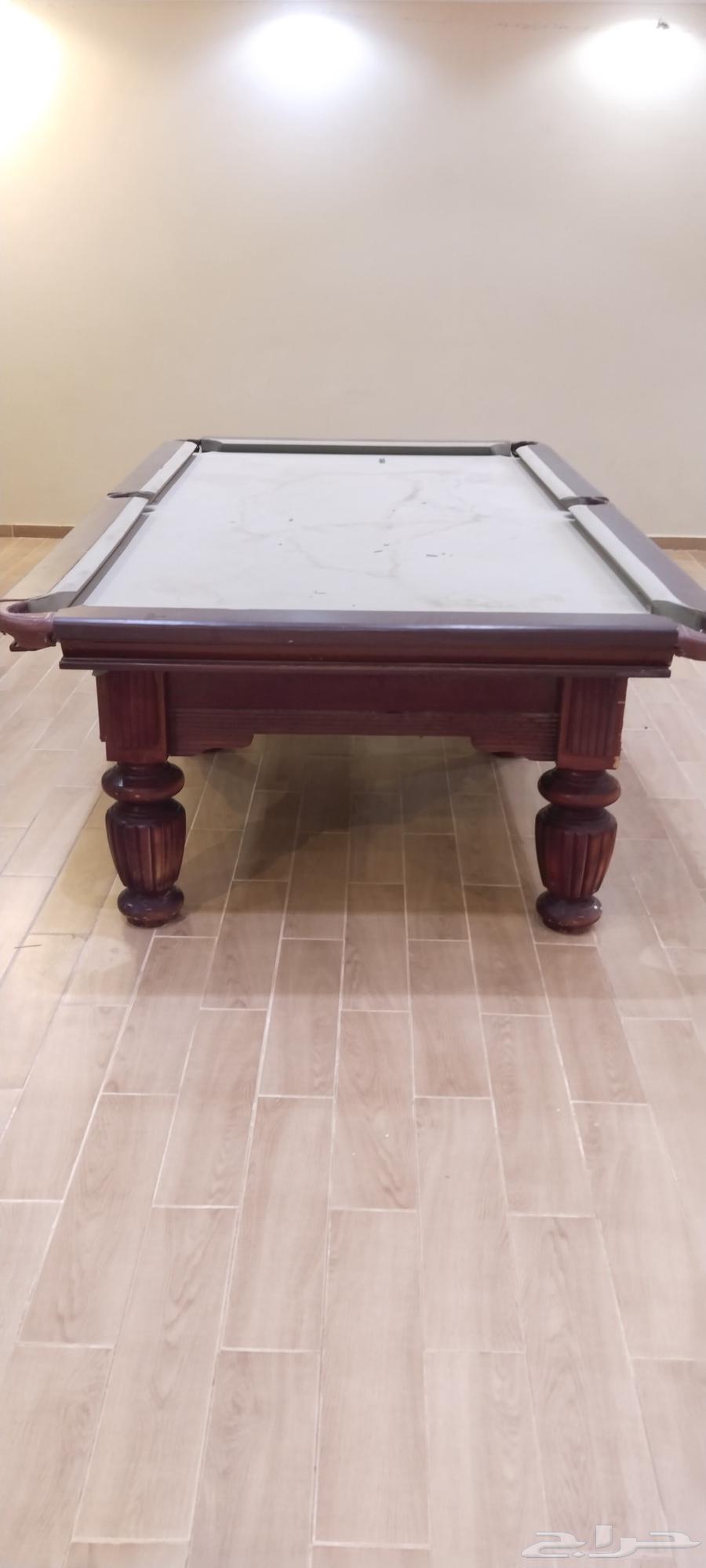 طاولة بلياردو سويدي للبيع الحاله ممتازه جدا63754113351299110