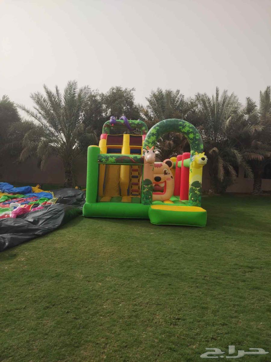 We have all kinds of inflatable, water, and soap playground games available63766050621954113