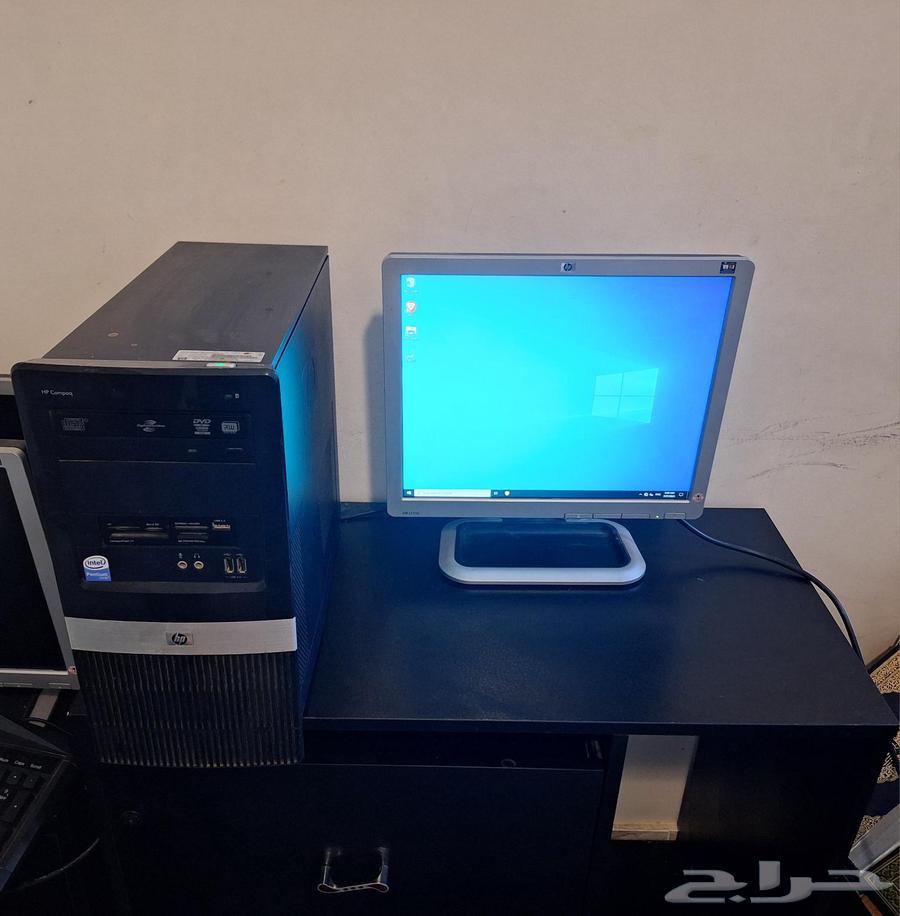 HP Desktop PC with Monitor, Clean and Efficient63733211061506110