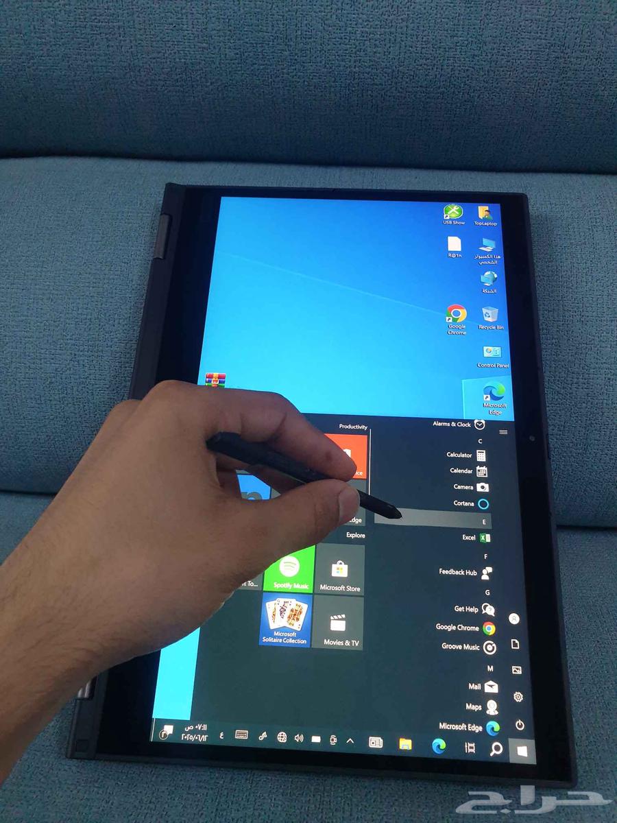 لابتوب لينوفو شاشة لمس قابل للطيء360درجة رام16هارد 522ssd63767439543682114
